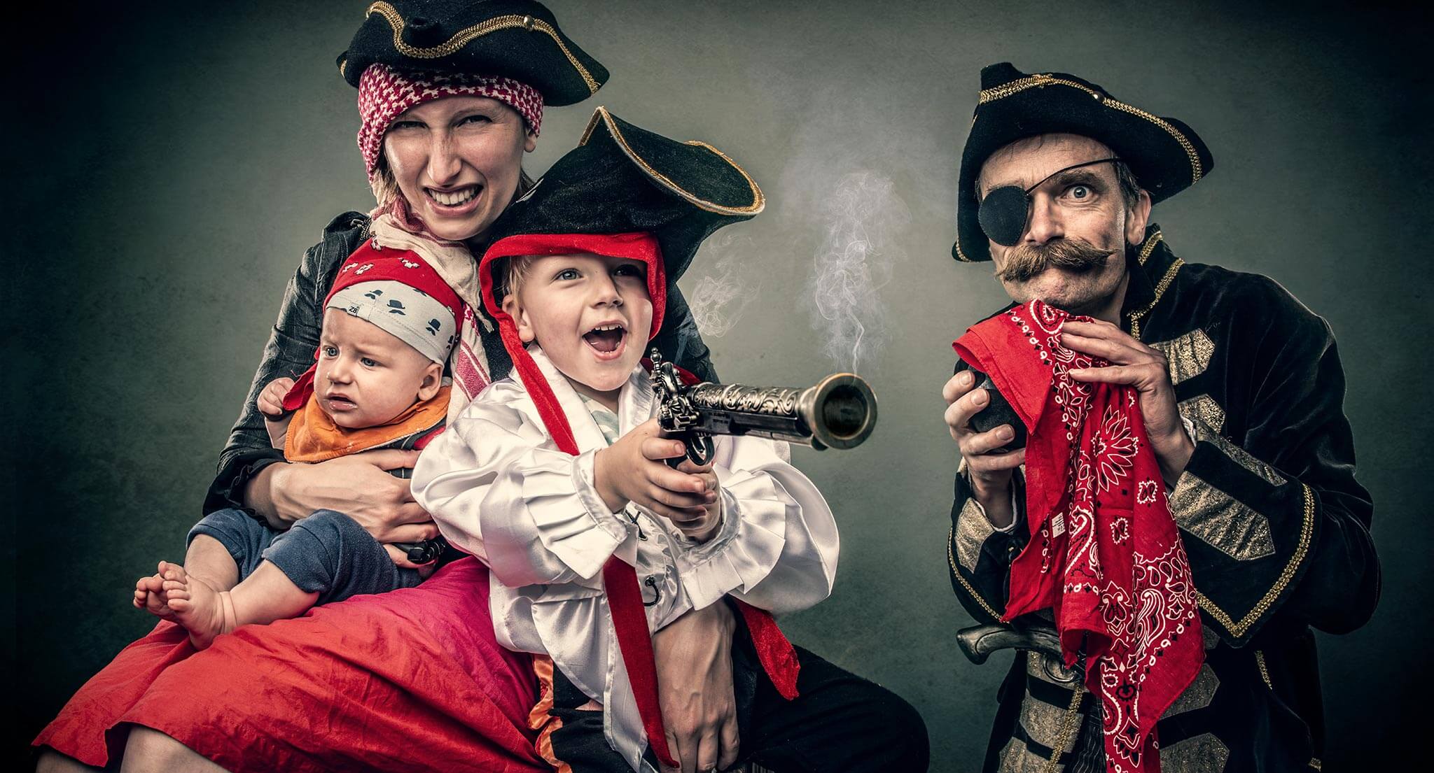 Piraten Familie Faber
