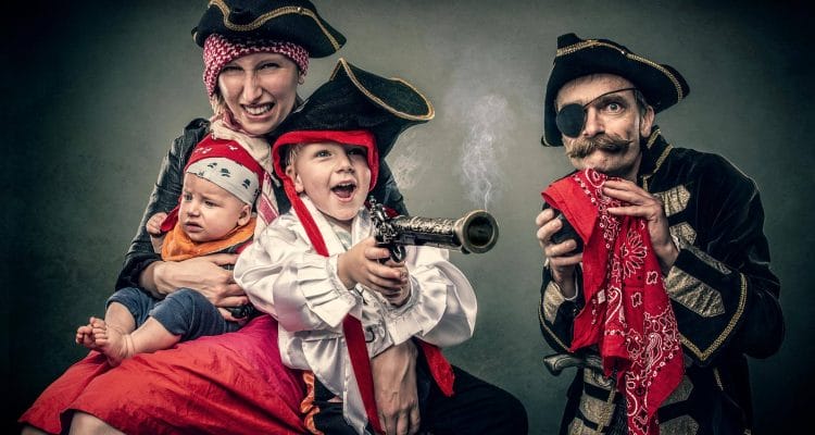 Piraten Familie Faber